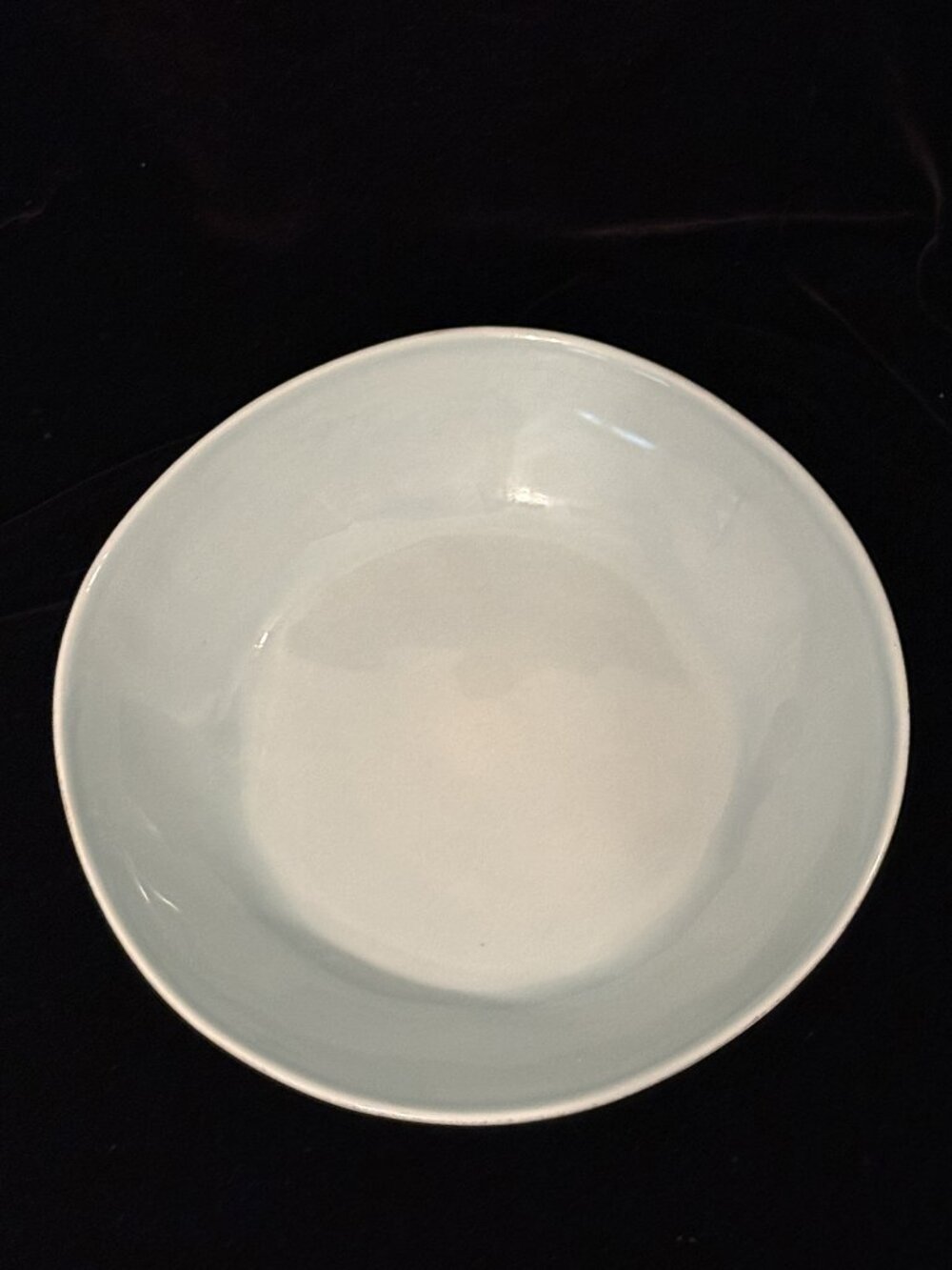 Crate & Barrel Marin Blue 9" Serving Pasta Bowl Stoneware Portugal Discontinued